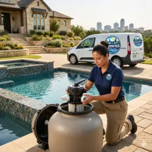 Pool Filter Installation Pool filter installation in Charlotte, NC by Damon's Pool Care