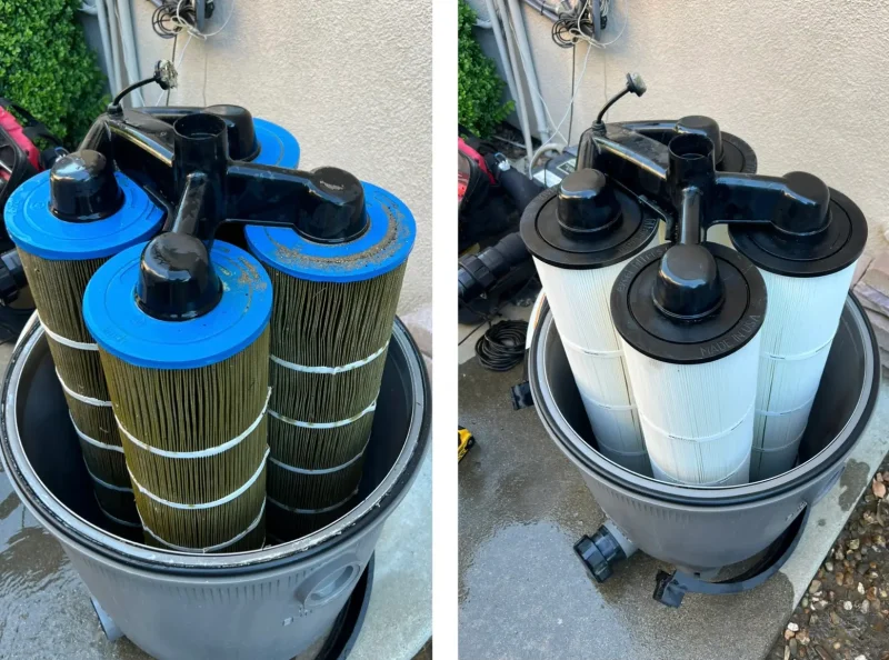Filter Cleaning Charlotte - Pool Filter Repair, NC - Damon's Pool Care - Pool Filter Installation